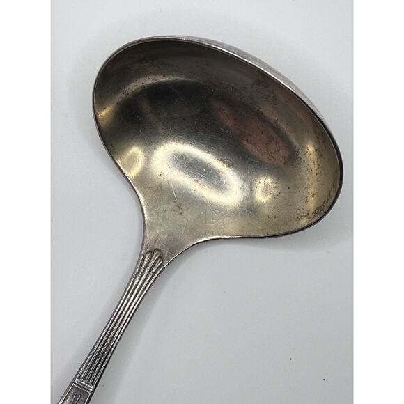Reed & Barton Silverplate 1885 Oyster Ladle 9.38” - Picture 4 of 5